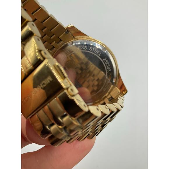 Michael Kors Gold Pave Lexington Watch, about 44mm - Picture 7 of 8